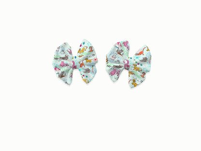 Sketchy Cats Piggy Bows (Set of 2)
