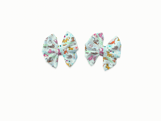 Sketchy Cats Piggy Bows (Set of 2)