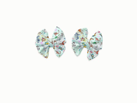 Sketchy Sidekicks Piggy Bows (Set of 2)
