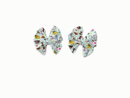 Sketchy Pups Piggy Bows (Set of 2)