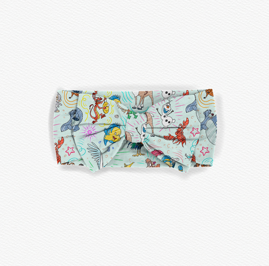 Sketchy Sidekicks Bamboo Bow Headband