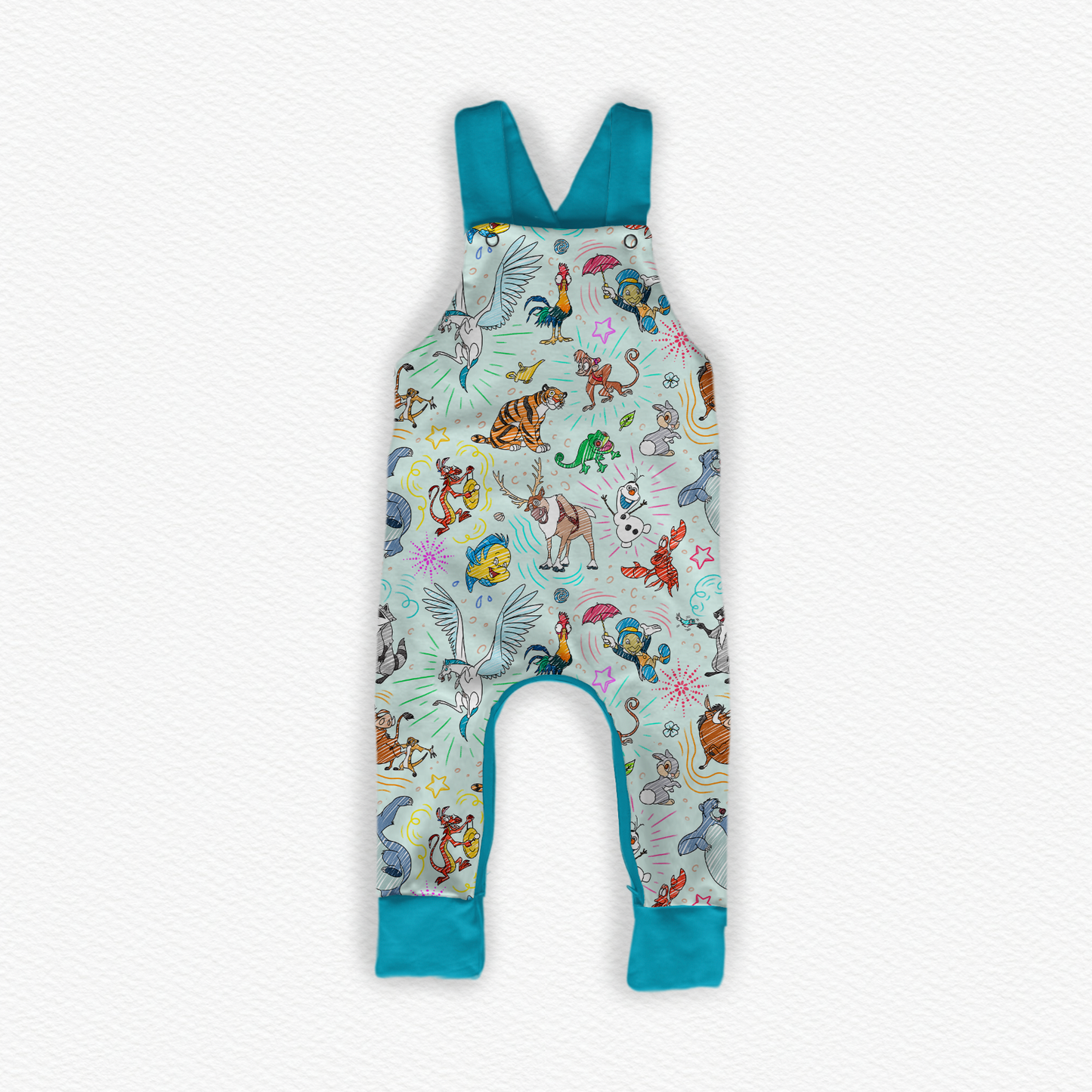 Sketchy Sidekicks Bamboo Overalls