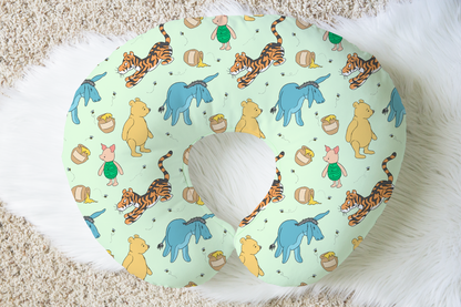 Winnie The Pooh Nursing Pillow Cover by Judith Arthur (Jersey NOT Bamboo Fabric)