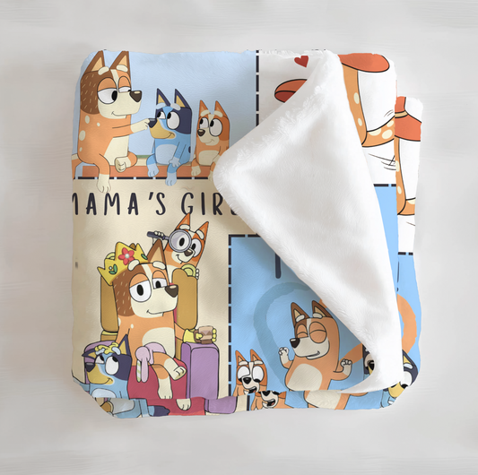 Mama's Girl Minky Plush Blanket From Judith Arthur