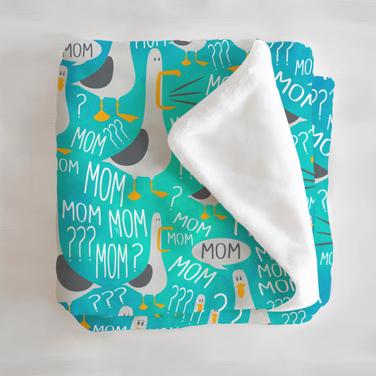 MOM? Minky Plush Blanket From Judith Arthur
