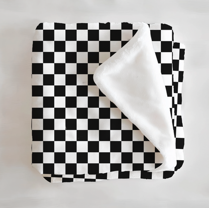 Checker Print Minky Plush Blanket From Judith Arthur