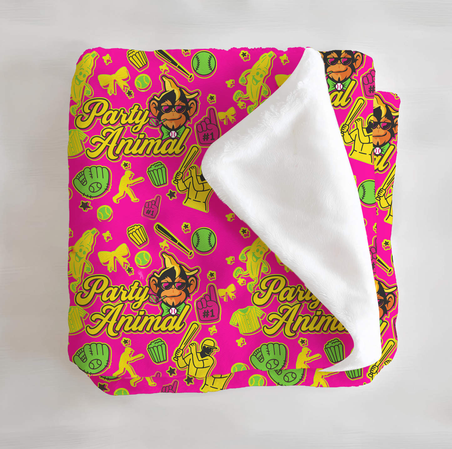 Party Animal Minky Plush Blanket From Judith Arthur