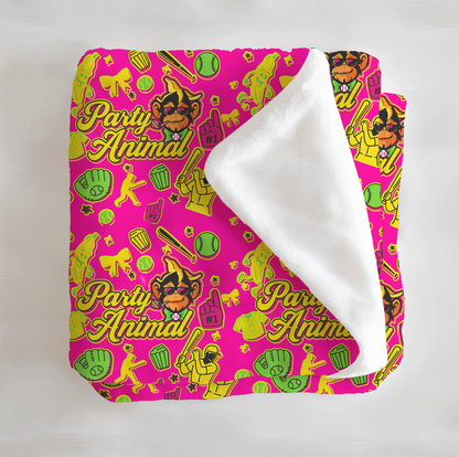 Party Animal Minky Plush Blanket From Judith Arthur