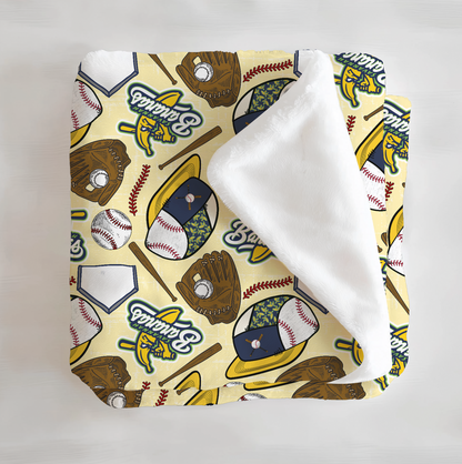 Savannah Bananas Minky Plush Blanket From Judith Arthur