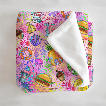 Jelly Fishing Minky Plush Blanket From Judith Arthur