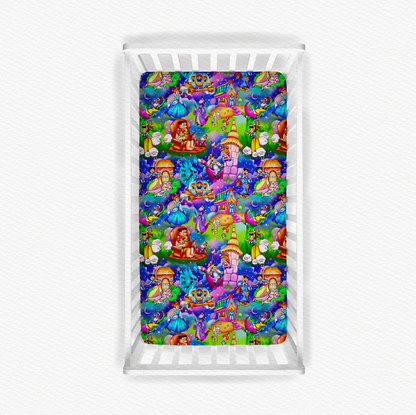 Yabba-Dabba-Doo! Bamboo Crib Sheet