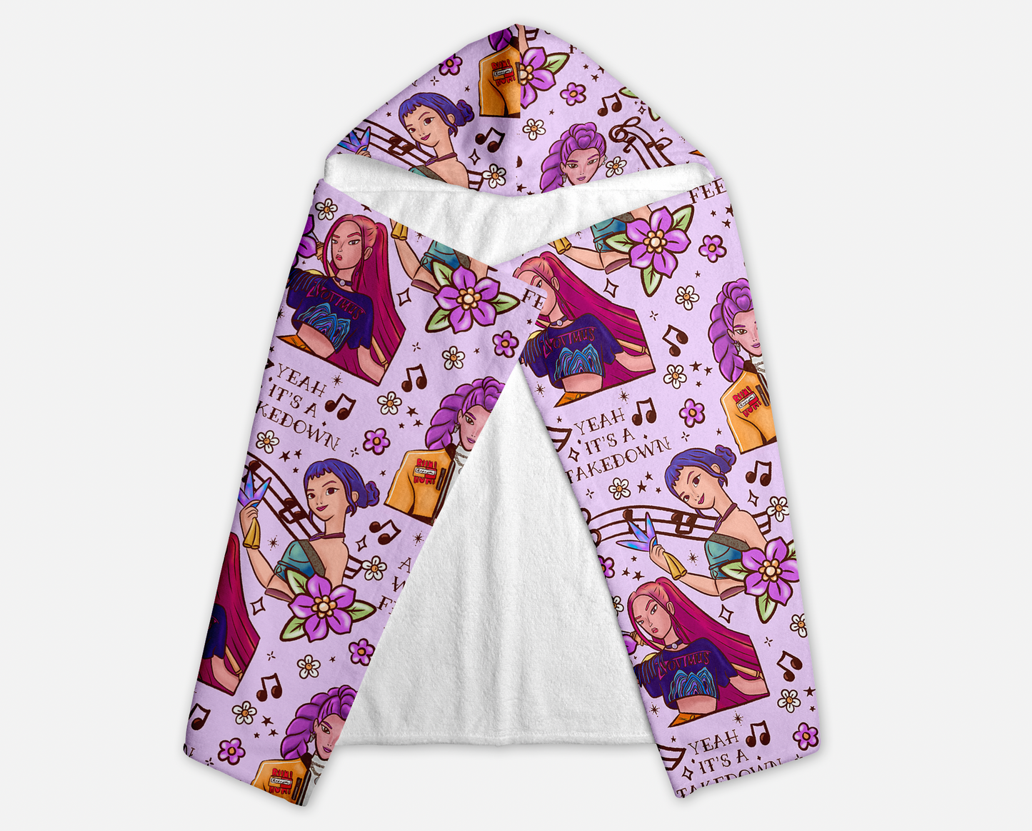 Huntrix Hooded Towel By Judith Arthur