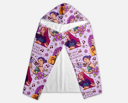 Huntrix Hooded Towel By Judith Arthur