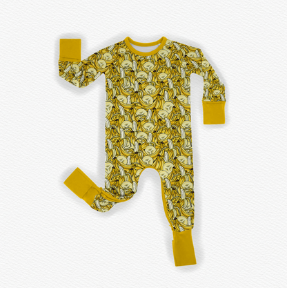 Bananas For Dad Crescent Bamboo Zippy Pajamas