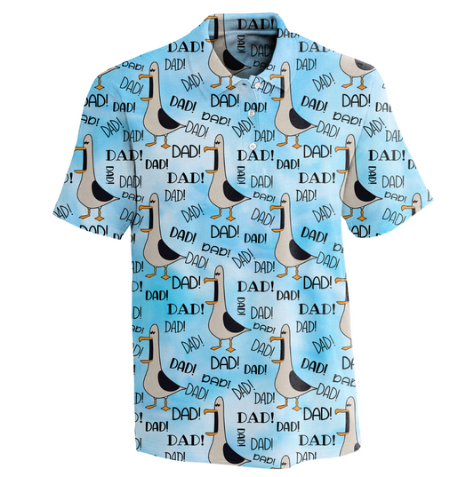 DAD! DAD! DAD! Youth Bamboo Collared Golf Tee