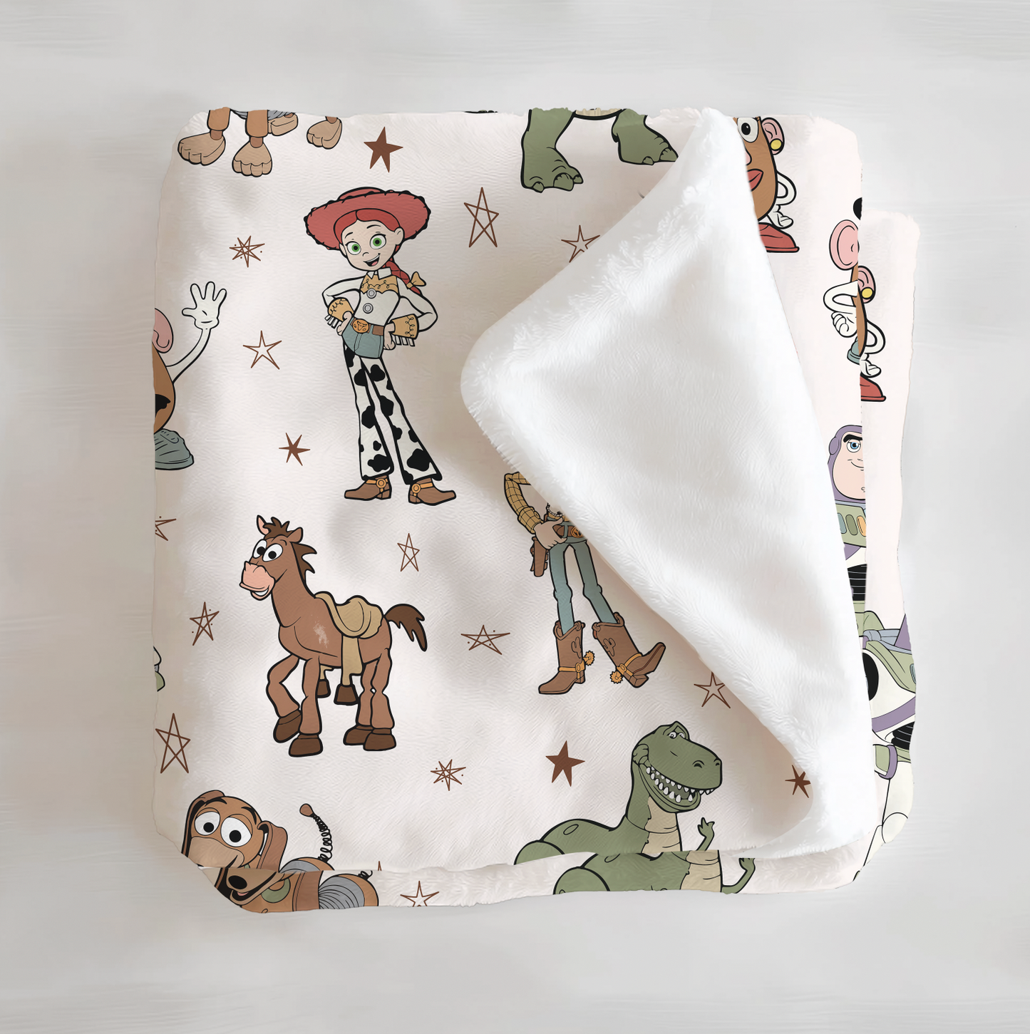 Woody's Roundup! Minky Plush Blanket From Judith Arthur