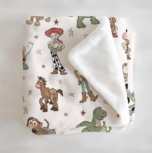 Woody's Roundup! Minky Plush Blanket From Judith Arthur