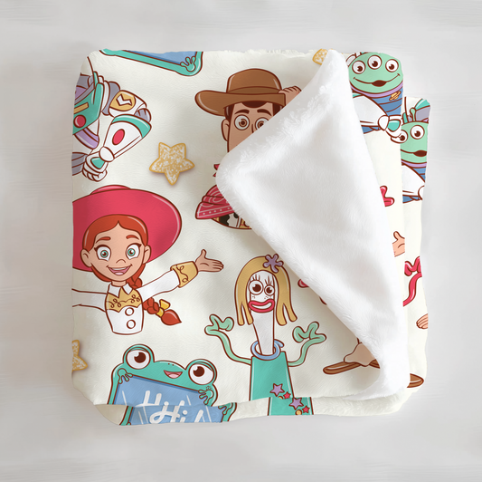 Toy Story 5 Minky Plush Blanket From Judith Arthur