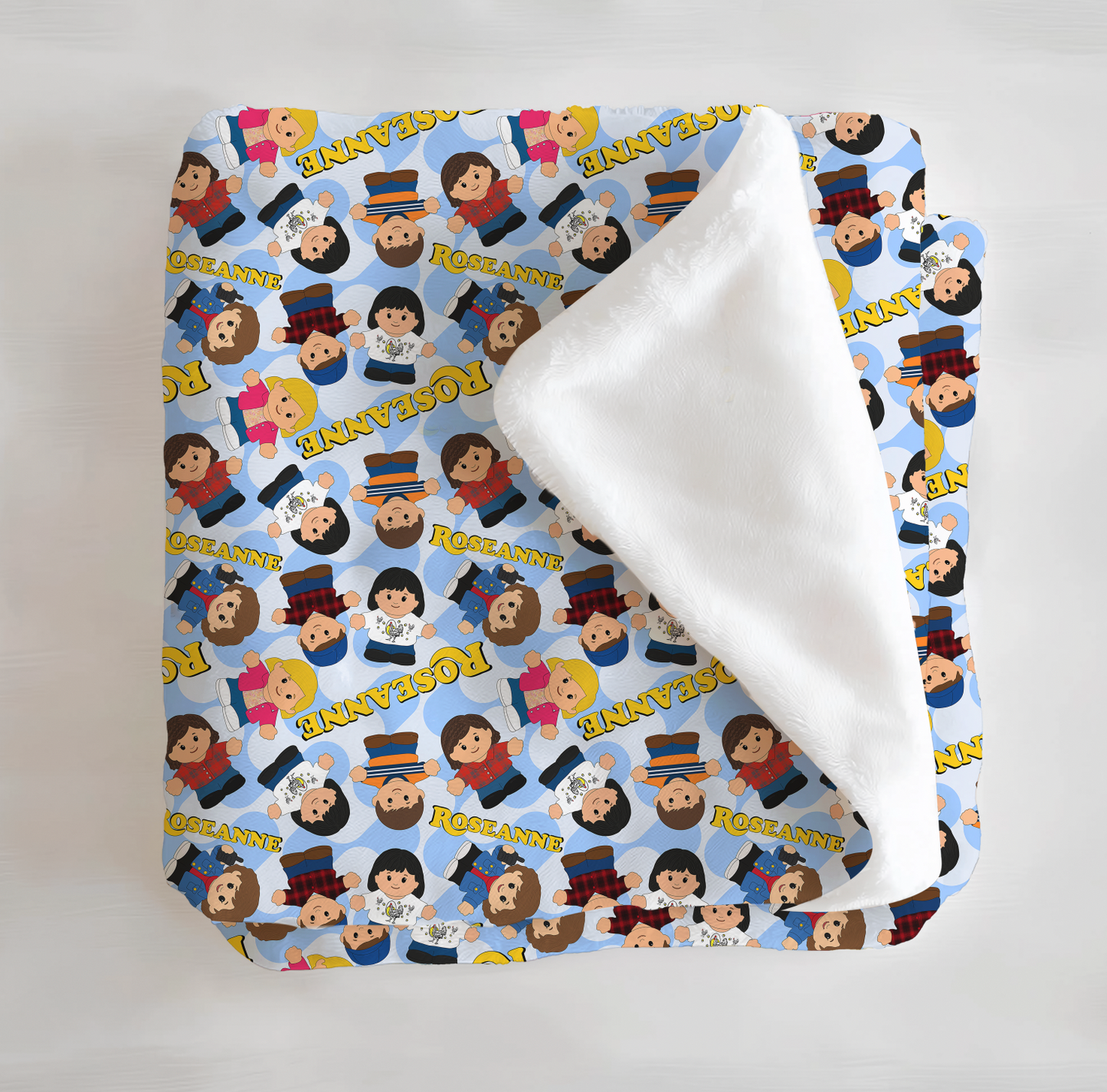 Roseanne Tiny People Minky Plush Blanket From Judith Arthur