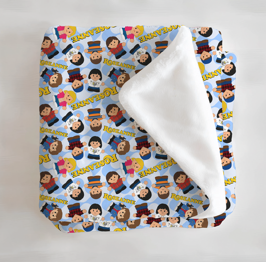 Roseanne Tiny People Minky Plush Blanket From Judith Arthur