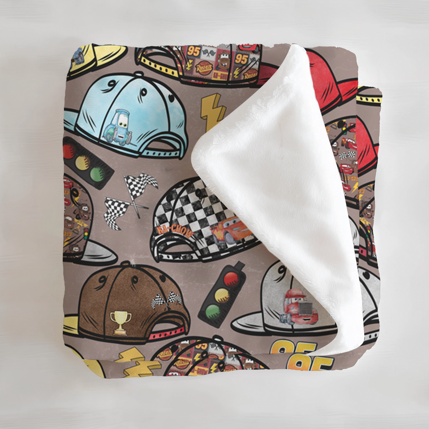 Cars Snapback Minky Plush Blanket From Judith Arthur