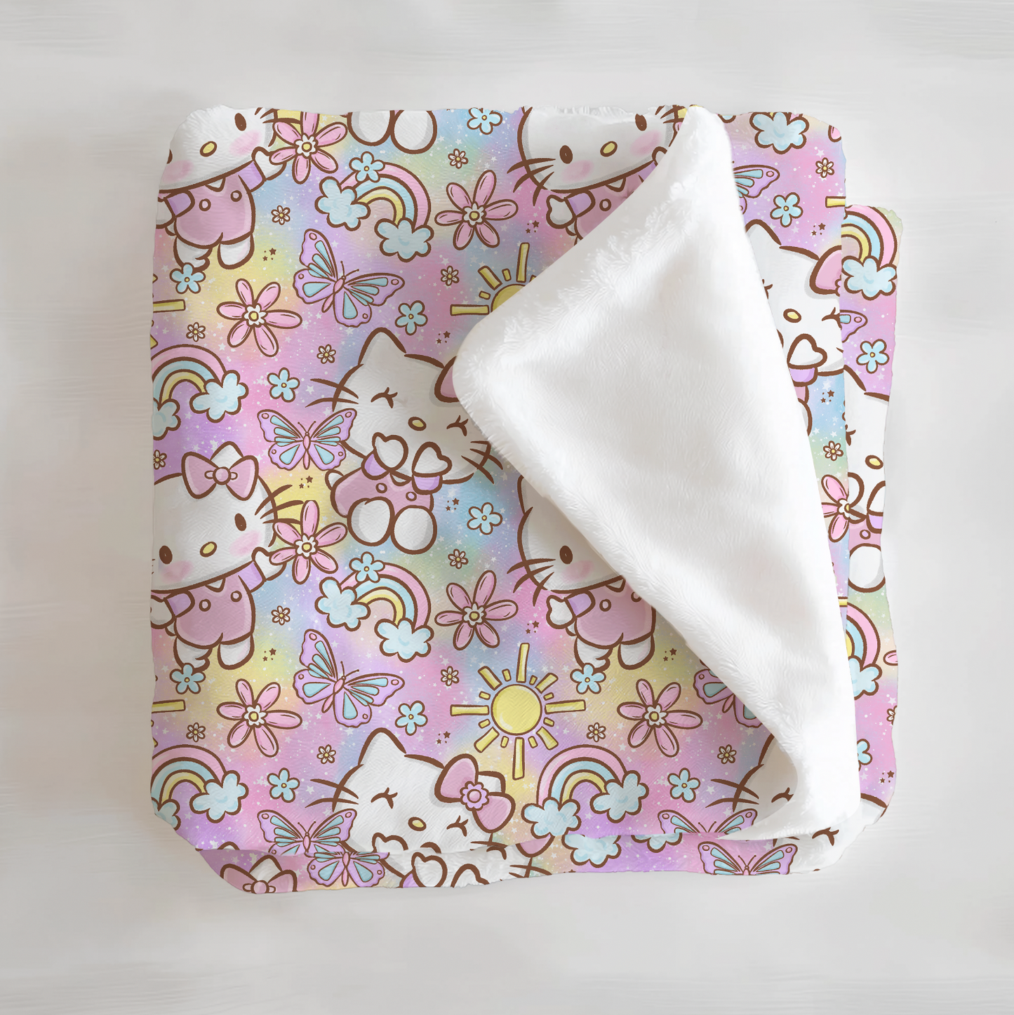 Hello Kitty Minky Plush Blanket From Judith Arthur
