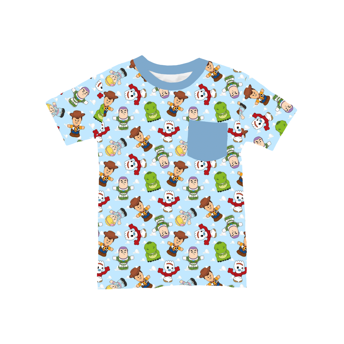 Toy Story Tiny People Bamboo Youth Pocket Tee