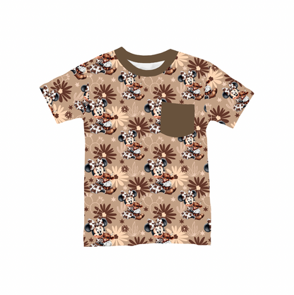 Minnie Moo Bamboo Youth Pocket Tee