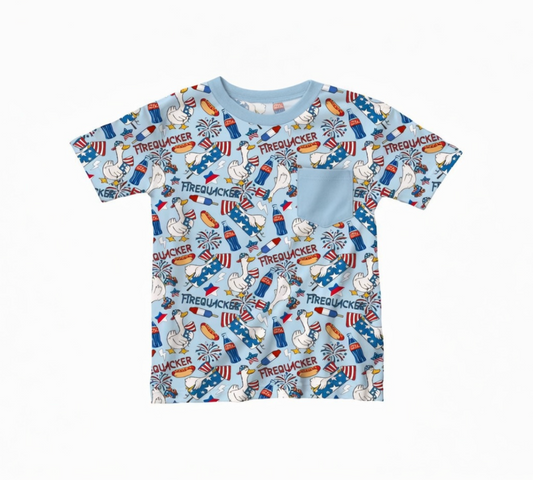 Firequacker Bamboo Adult Pocket Tee