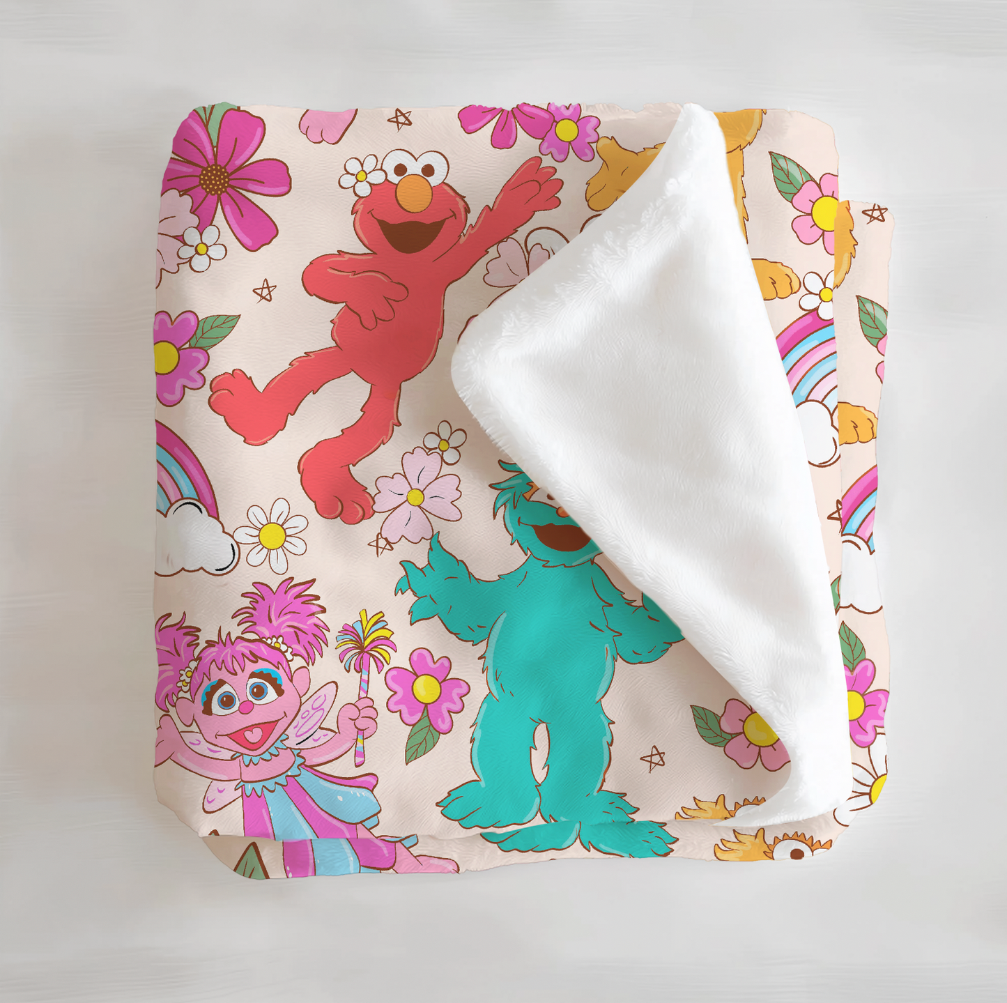 Sunny Florals Minky Blanket