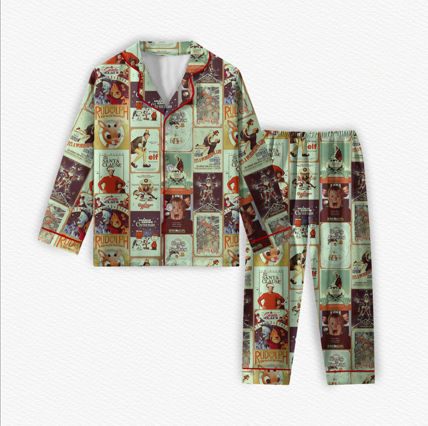Christmas Classics Bamboo Long Sleeve & Pants Two Piece Lounge Set