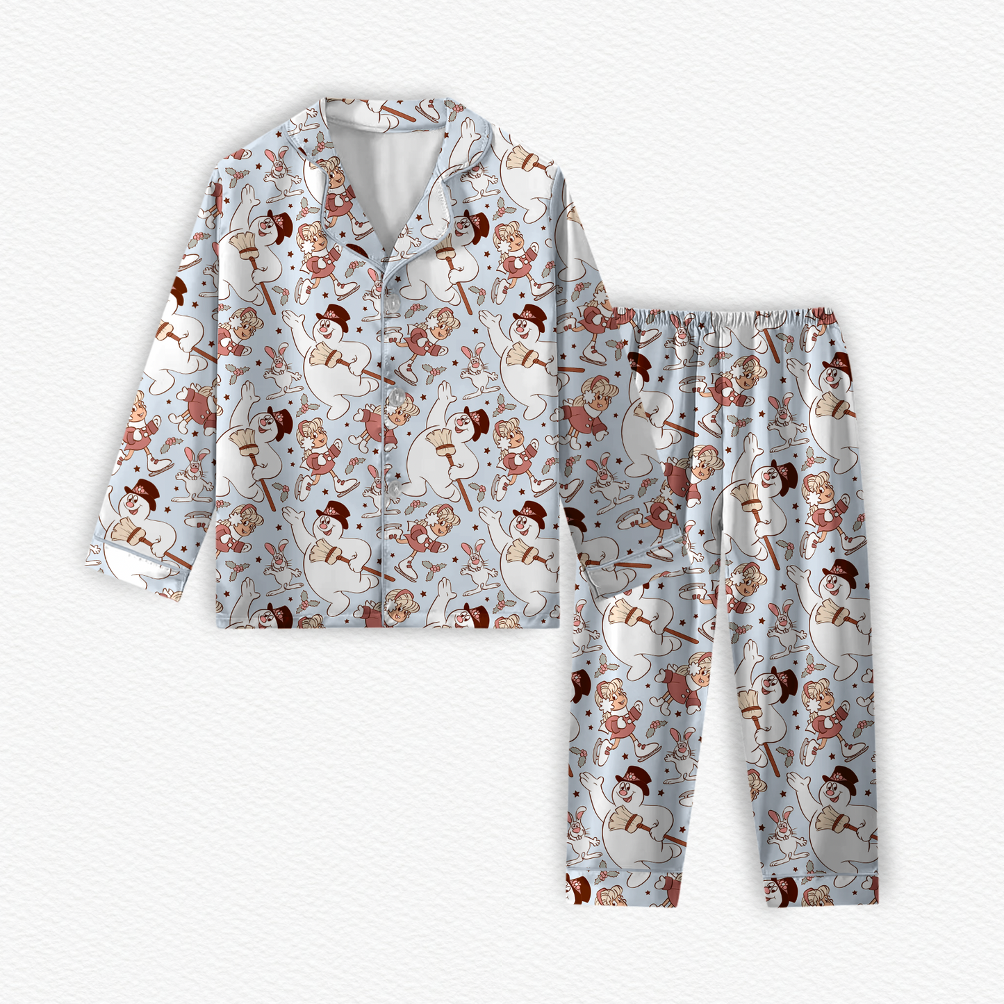 He's A Jolly, Happy Soul Bamboo Long Sleeve & Pants Two Piece Lounge Set