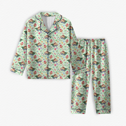 Andy's Christmas Wish Bamboo Long Sleeve & Pants Two Piece Lounge Set