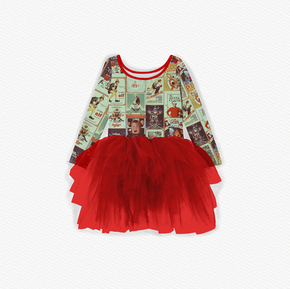 Christmas Classics Bamboo Long Sleeve Tulle Dress
