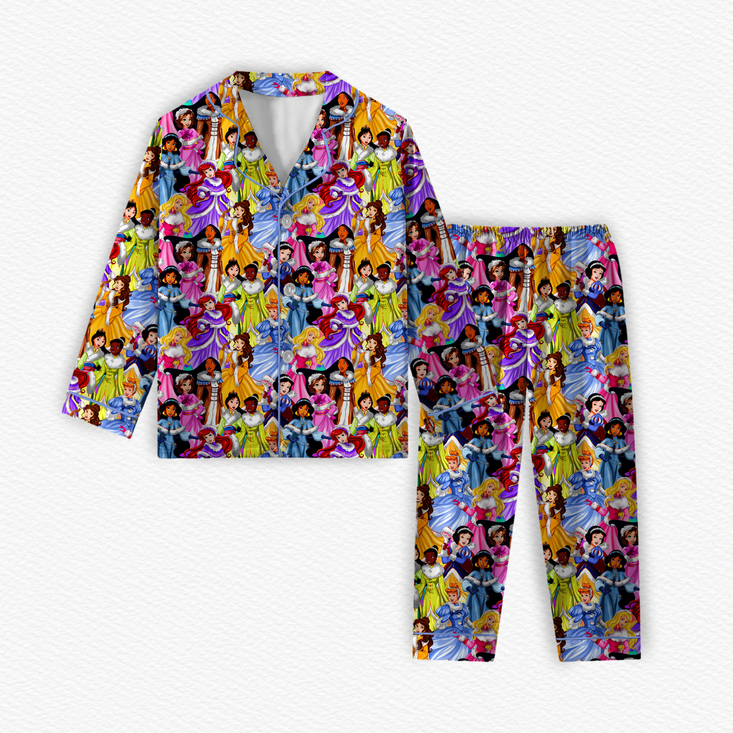 Tinsel & Tiaras Bamboo Long Sleeve & Pants Two Piece Lounge Set