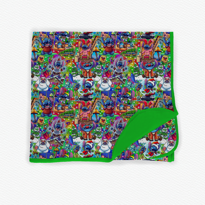 Merry Stitchmas 626 Day Double Layered Bamboo Blanket