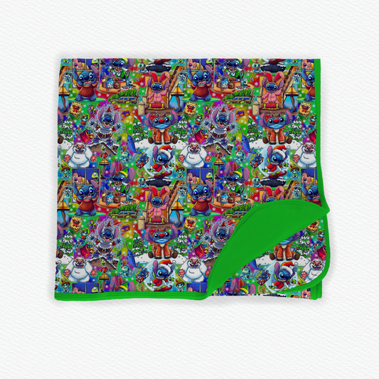 Merry Stitchmas 626 Day Double Layered Bamboo Blanket