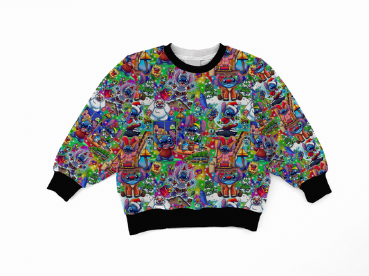 Merry Stitchmas 626 Day Youth Crewneck French Terry Bamboo Pullover