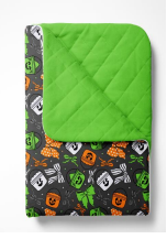 Ghostly Girlies Quilted Bamboo Blanket