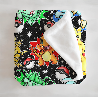 Catch 'Em All Minky Blanket