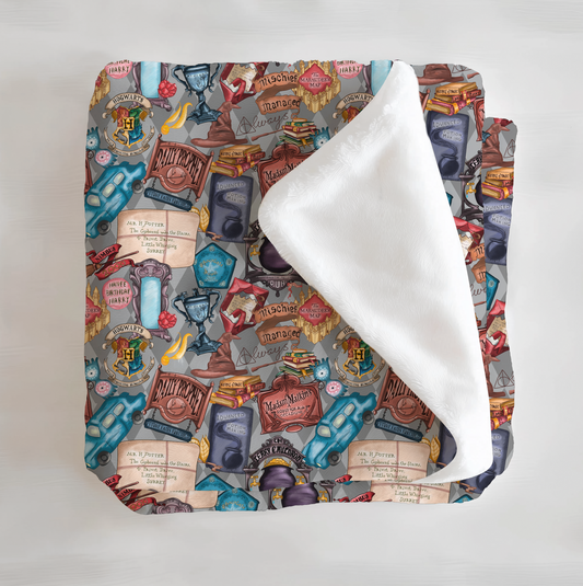 Wizard School Minky Blanket