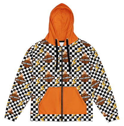 My Daddy Rides A Harley Bamboo French Terry Zip Up Sweatshirt