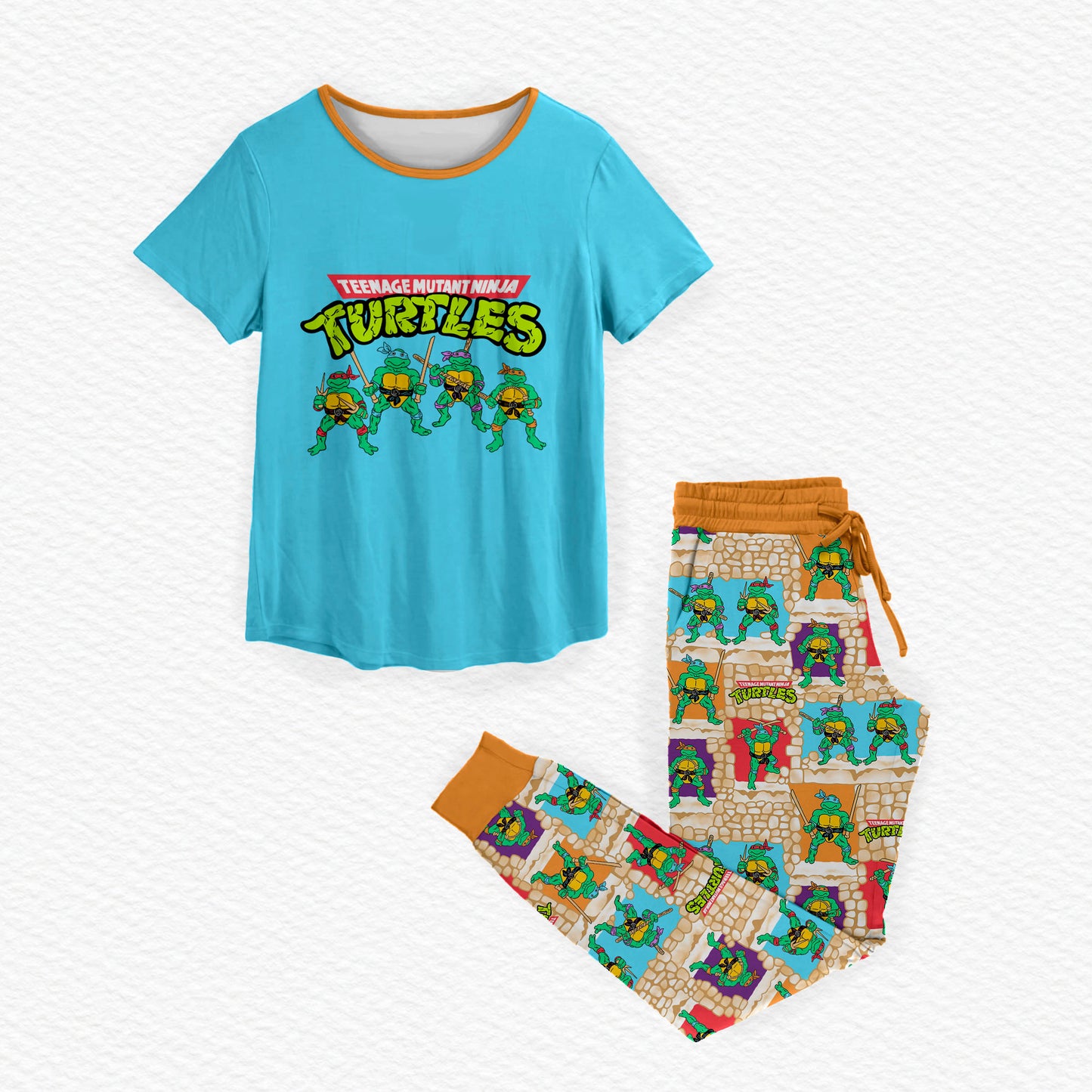 Ninja Turtles Bamboo Adult Jogger Style Sleep Set