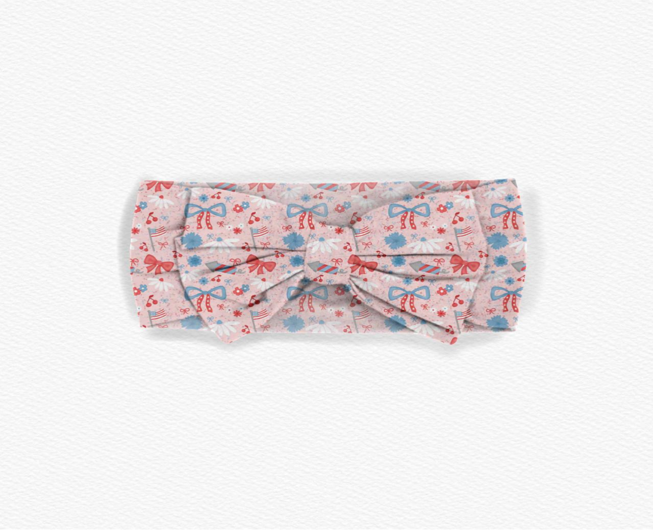 America The BOW-tiful Bamboo Bow Headband