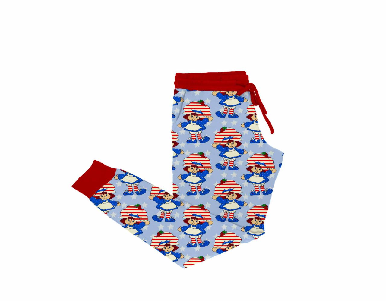 Berry Sweet Americana Bamboo Adult Jogger Pants