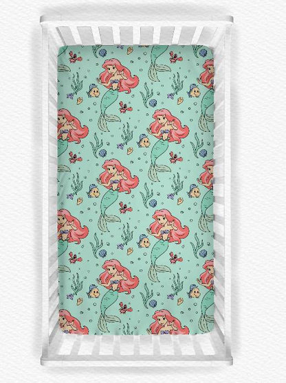 Under The Sea Bamboo Crib Sheet