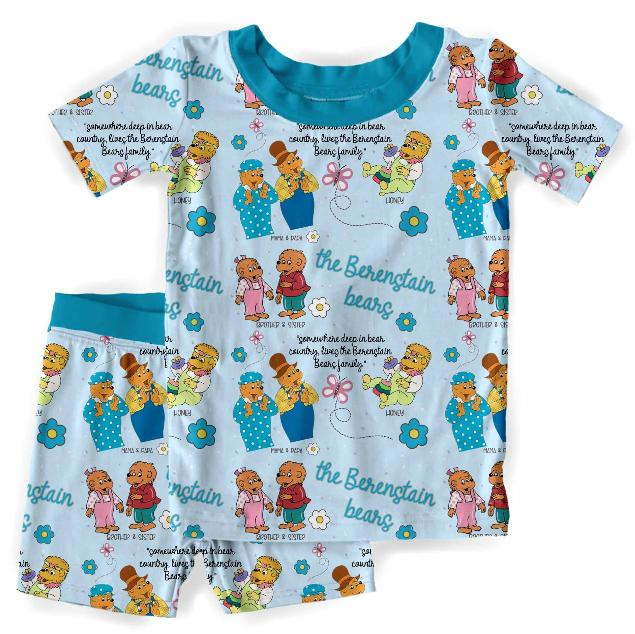 Berenstain Bears Bamboo Short Sleeve & Shorts Two Piece Pajama Set