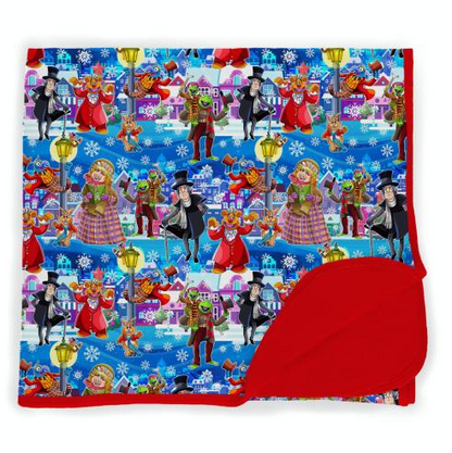Muppets A Christmas Carol Double Layered Bamboo Blanket