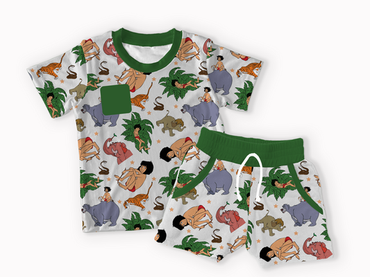 Jungle Book Bamboo Pocket Tee & Shorts Set