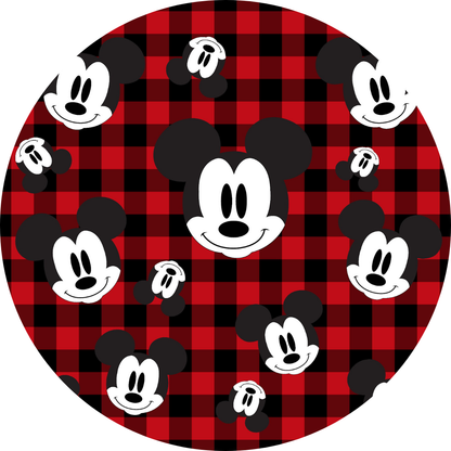 Holiday Mickey Fur Backed Bamboo Blanket